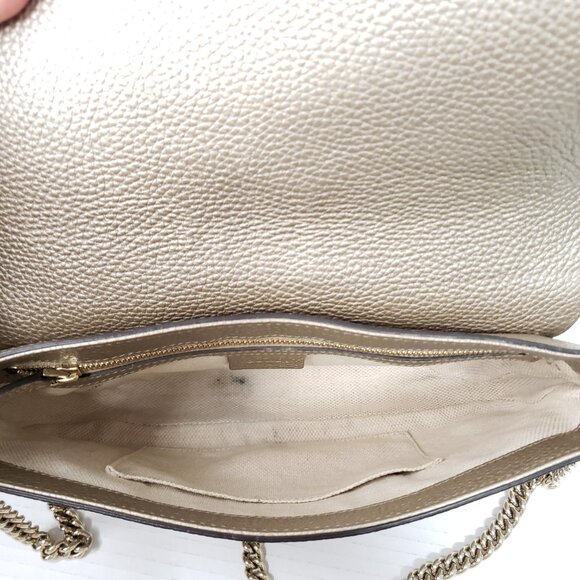 GUCCI Soho Leather Shoulder Bag 468-092625 - Picture 12 of 16